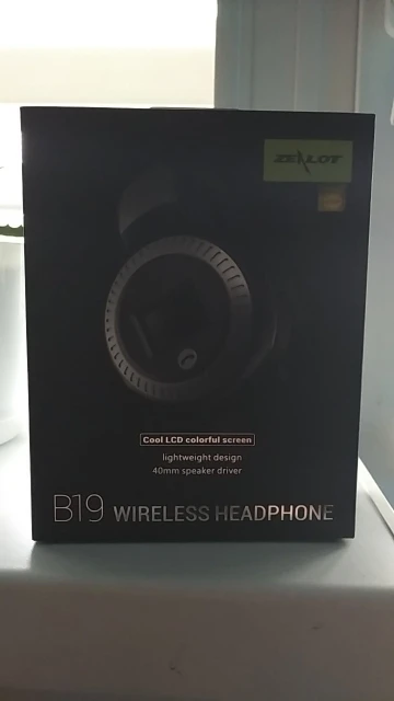 Отзыв о товаре Наушники ZEALOT B19 с ЖК-дисплеем, Hi-Fi стерео наушники, Bluetooth беспроводная гарнитура с микрофоном, FM-радио, слот для карт памяти TF от пользователя J***z