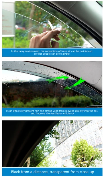 Calcomanías Deflector Viento Ford ST Pegatinas Deflector De Viento X4 Para Ford ST - Calcomanías Para Ventana, Personalizables En Color Mate Calcomanía Ventana Automóvil Ford - Foto 9