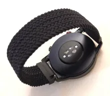 20mm 22mm trenzado Solo Loop Band para Samsung Galaxy ver 3 46mm 42mm activo 2 40mm 44mm de S3 pulsera Huawei GT2 Pro