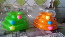 Toy Pet-Toy-Ball Carousel-Ball Track Cat-Supplies Three-Layer-Tower Baby Automatic