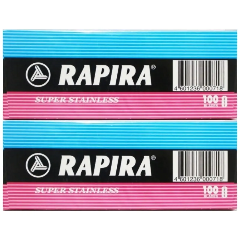 цена RAPIRA Double Edge Razor Blades 2 Pack / 200 Pcs