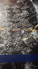WYSIWYG-conectores de amor infinito, 20 Uds., 13x25mm, colgantes para joyería, 2 colores, accesorios de joyería