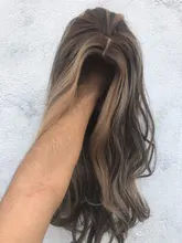 GEMMA-Peluca de cabello sintético largo ondulado Natural para mujer, pelo falso resistente al calor, negro, marrón, Rubio, rojo, resaltado, Cosplay