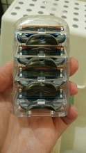 Gillette-Cuchillas de afeitar para hombre Fusion, 5 capas, cuchillas de seguridad, acero inoxidable, cuidado de la cara, 4 unidades
