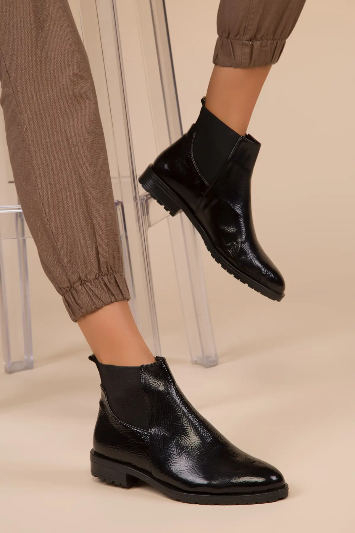 Botas SOHO para tobilleras elásticas, botas de gamuza Brogue, Zapatos de marca de Cuero de calidad auténtica para Mujer, Zapatos para Mujer 13913 - AliExpress Calzado