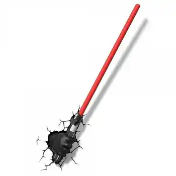 

Star Wars lamp 3D LED Darth Vader Hand with Lightsaber