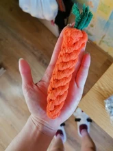 Toys Molar Carrot-Shaped Small Dogs Cat-Toy Dog-Accessories Playing-Products Knot-Ropes