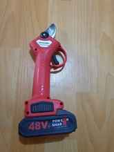 Podadora inalámbrica de 48V, podadora eléctrica de poda con batería de iones de litio de 9000mAh, cortador eficiente de ramas para árboles frutales y bonsái