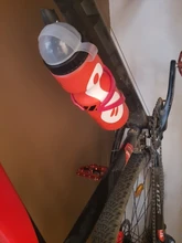 Botella de agua para bicicleta de montaña + soporte de jaula, hervidor de agua portátil de plástico para deportes al aire libre, 750ML