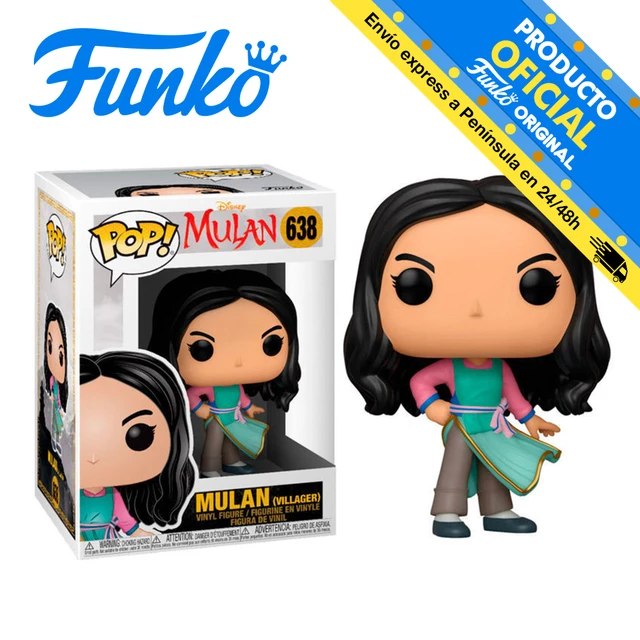 Funko Pop! Mulan (Live) - Mulan villager, number 638, reference 46097,  original, toys, boys, girls, gifts, collector,
