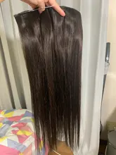 VeSunny-máquina de extensiones de cabello humano Remy, 100% de cabello humano auténtico Rubio Invisible, con 2 Clips, Halo