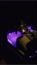 Tira de luces LED RGB para decoración de coche, luz de ambiente Interior con USB, Control remoto inalámbrico de música, múltiples modos
