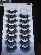 5/8 pares 3D visón pestañas 20mm pestañas 3D de pestañas falsas naturales NATURALES DE Pestaña de visón extensión belleza maquillaje pestañas