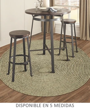

VILBER Natural Look Vinyl carpet. Round. ALMERIA.3336 COLOR 01