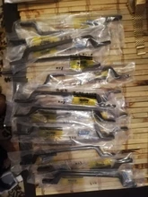 KK y FING Simple europeo negro cocina tiradores de puertas de armario oro mate de aleación de aluminio cajones tira mobiliario Hardware