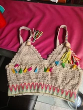 Cover Ups Swimsuit Kimono Bikini Weave Crop-Top Tassel Crochet Beach-Wear Summer Sexy