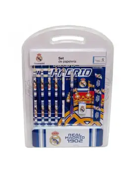 

STATIONERY SET WITH CASE REAL MADRID OFFICIAL