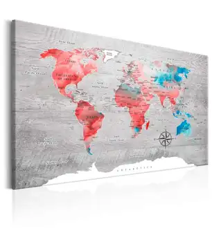 

Table-World Map: Red Roam