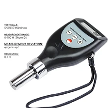 Shore D дюрометр Цифровой Твердомер 0-100 H+ Встроенный зонд жесткий пластиковый резиновый нейлон Formica Expoxies плексигласовый тестер