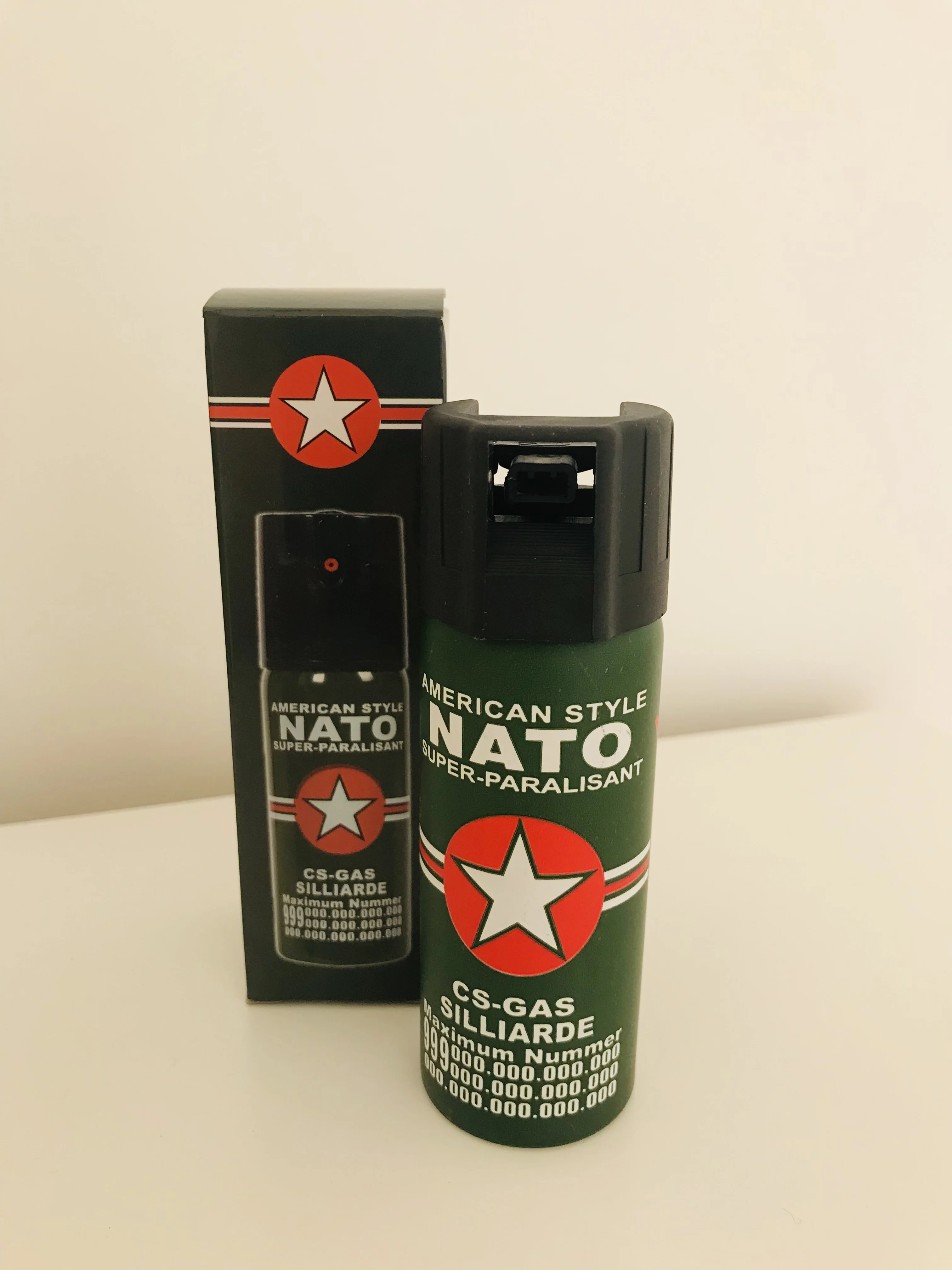 Перцовый баллончик NATO компактный для самозащиты PB001 | Безопасность и защита