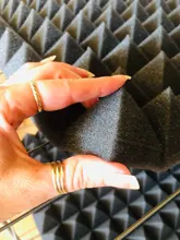 Espuma acústica de estudio insonorizada, Panel de tratamiento de absorción de sonido, esponja protectora de cuña de sonido, 50x50x5cm, 6 uds.