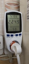 Medidor de potencia Digital de 220V CA EU, medidor de potencia LCD, vatímetro de toma de corriente, medidor de energía Kwh, FR, US, UK, AU, BR, Analizador de potencia de salida
