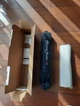 Sellador de alimentos al vacío para cocina, máquina automática de envasado comercial de 220V/110V, sellador del vacío de la comida del hogar, incluye 10 Uds. De bolsas