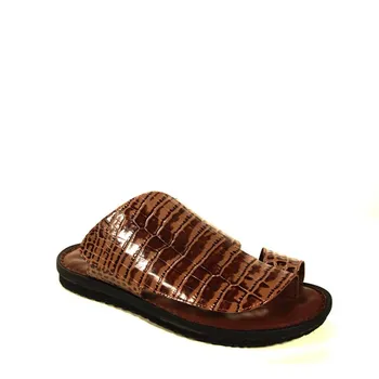 

Forelli Male Genuine Leather Coffee Slippers 49231 Made in Turkey Sneaker Slipper Sandal Anatomical Shoes Expert
