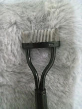 Rizador de pestañas, separador de maquillaje para pestañas, cepillo plegable de Metal, peine, rímel, rizador, herramienta cosmética de belleza