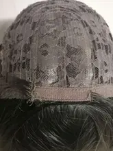 Peluca de cabello sintético Afro Americano para mujer, pelo largo ondulado con ombré negro y marrón, fiesta de Cosplay, uso diario, resistente al calor