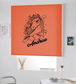 

Blind Iroa customizable Child/Unicorn Andrea! ROLLER BLINDS TRANSLUCENT! (ORANGE 100X175)