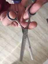 Tijeras planas de 6 pulgadas para peluquería, tijeras finas especiales para cortar el pelo