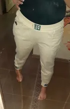 Pantalones vaqueros holgados de cintura elástica para mujer, moda de Corea de algodón informales combinables, color blanco, nueva llegada de primavera y verano, S982