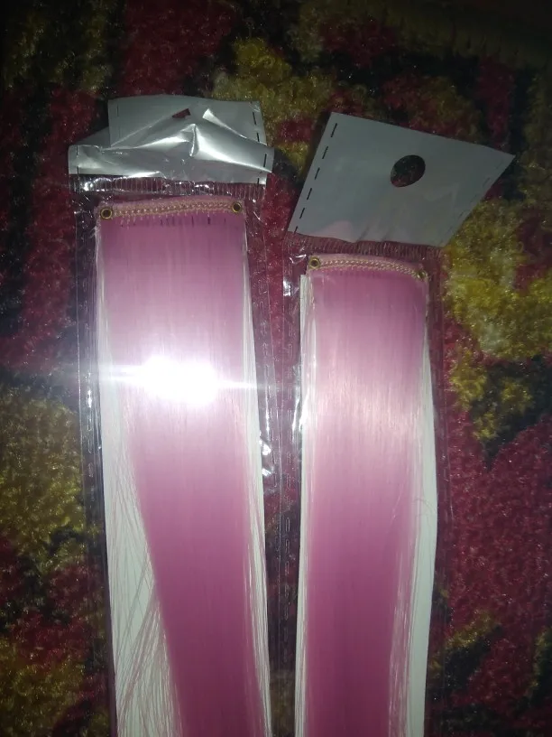 Synthetic Wavy Clip-In Hair Extensions