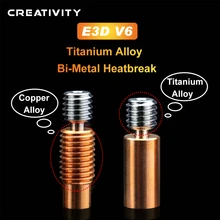 Pièces d'imprimante 3D en alliage de titane V6 HOTEND, bloc chauffant, Filament 1.75MM, pour Prusa i3 MK3
