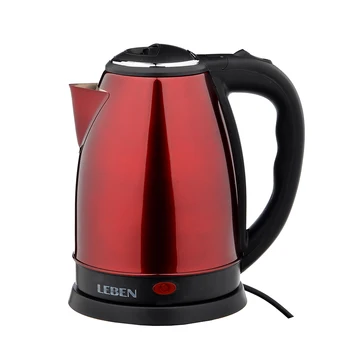 

KETTLE ELECTRIC 1, 8 L LEBEN, 1500 W, STAINLESS STEEL,
