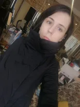 Coat Jacket Cotton-Padded EAM Woman New-Fashion Long-Type Winter Black Stand Lead Regular