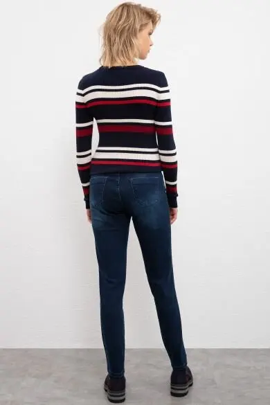 U.S. POLO ASSN. Синие узкие джинсовые брюки