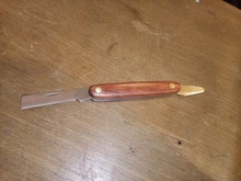 Cuchillo plegable para injertos de jardín, herramienta de corte de tijera para cortar árboles de plántulas