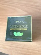 Ilisya-mascarilla de colágeno para ojos, alga verde, parches de ojos para ojeras, almohadilla de ojo hidratante, antiarrugas, nutritiva, 60 unidades