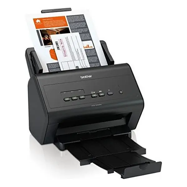 Wi-Fi/сетевой двойной сканер лица Brother ADS-3000 50 ppm 1200 точек/дюйм черный