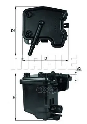 Фильтр Топливный Citroen: Berlingo 05-, C2 05-, C3 02-, C4 04-, C5 04-, Jumpy 07-, Xsara 03-05 Mahle/Knecht арт. KL431D