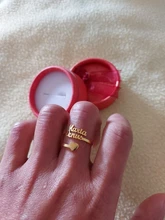 Anillo de nombre personalizado, anillo de nombre apilable con corazón, anillo personalizado con doble nombre