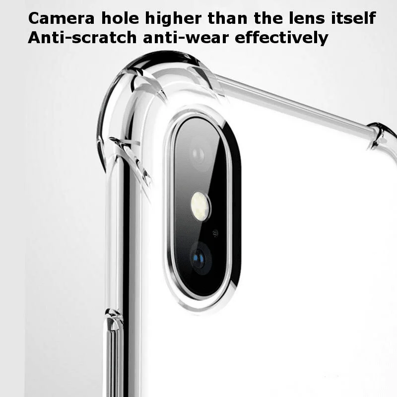 Ультратонкий Роскошный противоударный силиконовый чехол для телефона iPhone 11 Pro X XR