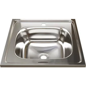 

Kitchen sink mixline overhead 50x50 stainless steel 0,4mm (4630030631187)