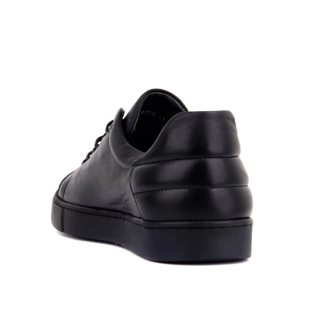 Sail-Lakers черная кожаная мужская повседневная обувь