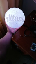 Night-Light Moon-Lamp Gift Photo-Customized 3d-Printing Rechargeable Personality 