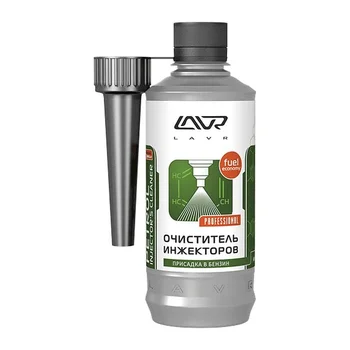 

Injector cleaner gasoline additive (40-60l) with Lavr petrol injectors cleaner nozzle 310 ml