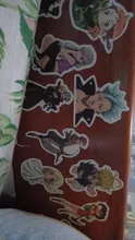 Pegatinas de dibujos animados del Anime japonés de los Seven Sins para portátil, equipaje, teléfono para motocicleta, monopatín, juguetes de pegatinas para niños, 10/30/50 Uds.