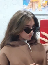 Gafas De Sol con forma De ojo De gato para mujer, anteojos De Sol femeninos con diseño De ojo De gato, Triangular, pequeños, Retro, a la moda, con UV400